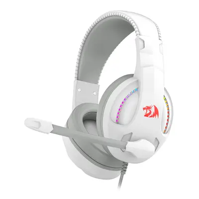 HEADSET - REDRAGON CRONUS H211W-RGB WIRED WHITE-6