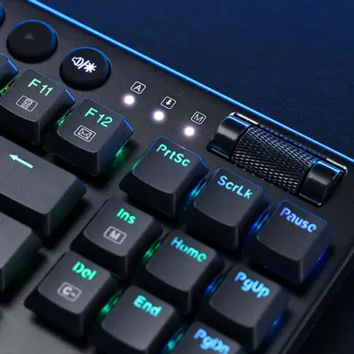 KEYBOARD - REDRAGON HORUS TKL PRO K621RGB-PRO WIRED & 2.4G & BT RED SWITCH-4
