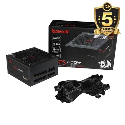PSU - REDRAGON GC-PS003 600W FULL MODULAR