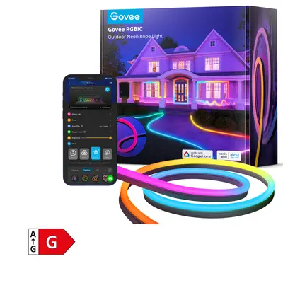 GOVEE RGBIC OUTDOOR NEON STRIP LIGHTS - 10M