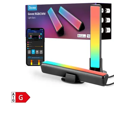 GOVEE RGBICWW WIFI + BLUETOOTH FLOW PLUS LIGHT BARS