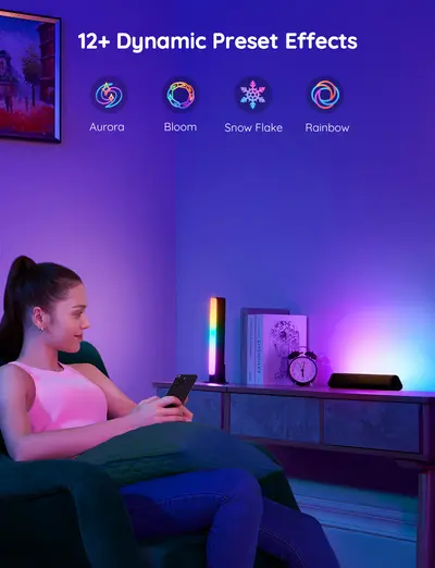 GOVEE RGBICWW WIFI + BLUETOOTH FLOW PLUS LIGHT BARS-10
