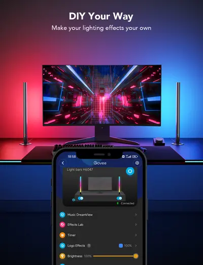 GOVEE SMART GAMING LIGHT BARS-8
