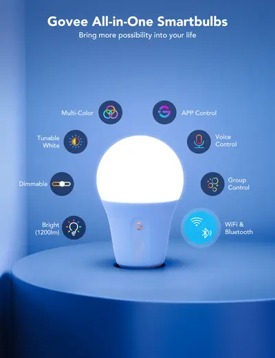 GOVEE RGBWW SMART LED BULB (1 PACK) E27-5