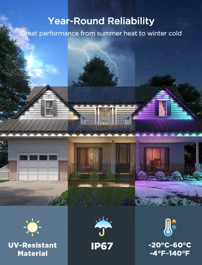 GOVEE PERMANENT OUTDOOR LIGHTS 2 - 30M-7