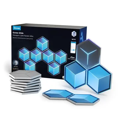 GOVEE GLIDE HEXAGON LIGHT PANELS ULTRA 7PACK-1