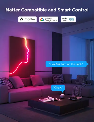 GOVEE NEON ROPE STRIP LIGTH 2 -5M-4