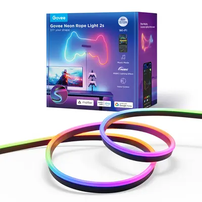 GOVEE NEON ROPE STRIP LIGTH 2 -4M BLACK-1