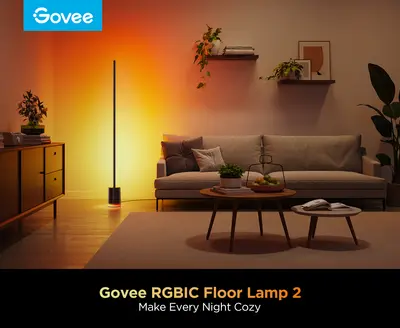 GOVEE RGBICWW FLOOR LAMP 2-15