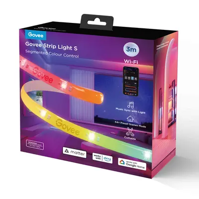 GOVEE RGBIC STRIP LIGHT S - WITH PROTECTIVE COATING (3M)-1