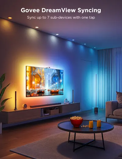 GOVEE TV BACKLIGHT 3 LITE KIT WITH STRIP LIGTH AND LIGTH BAR-7