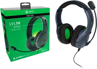 PDP XONE WIRED HEADSET LVL50 BLACK-2