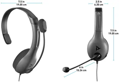 PDP PS4 CHAT HEADSET LVL30 GREY-1