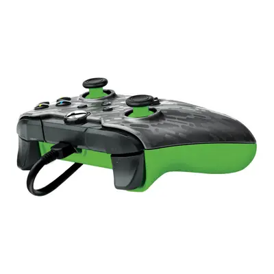 PDP XBOX WIRED CONTROLLER CARBON - NEON (GREEN)-3