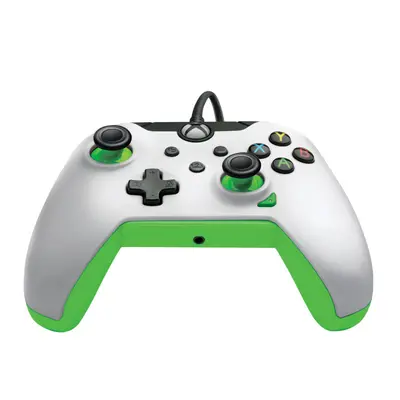 PDP XBOX WIRED CONTROLLER WHITE - NEON (GREEN)-1