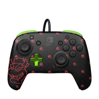 PDP SWITCH REMATCH WIRED CONTROLLER - BOWSER GLOW IN THE DARK