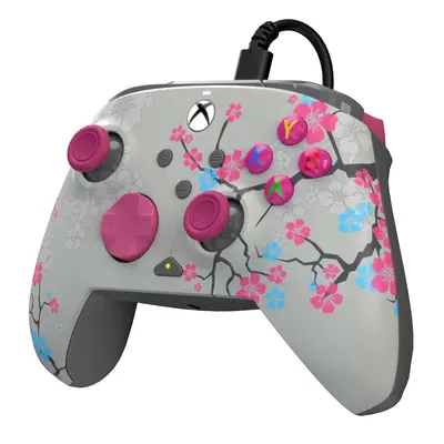 PDP XBOX WIRED REMATCH CONTROLLER - BLOSSOM GLOW IN THE DARK-5