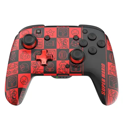PDP SWITCH REMATCH WIRELESS CONTROLLER - SUPER ICONS GLOW IN THE DARK-4