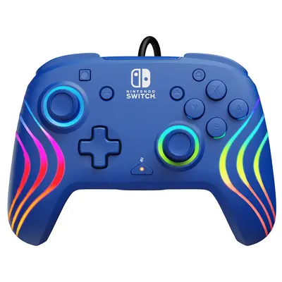 PDP SWITCH AFTERGLOW WAVE WIRED CONTROLLER - BLUE