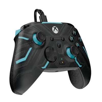 PDP XBOX WIRED REMATCH CONTROLLER - TITAN STEEL GLOW IN THE DARK-3