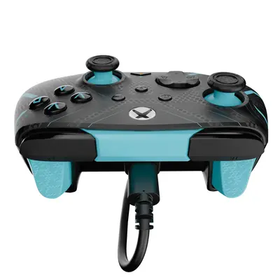 PDP XBOX WIRED REMATCH CONTROLLER - TITAN STEEL GLOW IN THE DARK-5