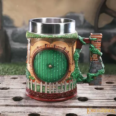 NEMESIS NOW LORD OF THE RINGS THE SHIRE TANKARD 15.5CM-6