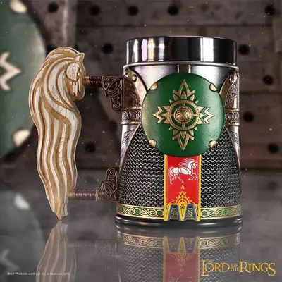 NEMESIS NOW LORD OF THE RINGS ROHAN TANKARD 15.5CM-8