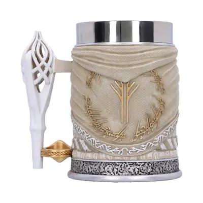 NEMESIS NOW LORD OF THE RINGS GANDALF THE WHITE TANKARD 15CM-2