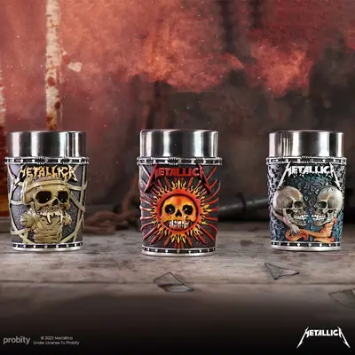 NEMESIS NOW Metallica glass set-7