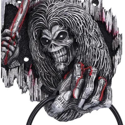 NEMESIS NOW IRON MAIDEN KILLERS DOOR KNOCKER 21.5CM-4
