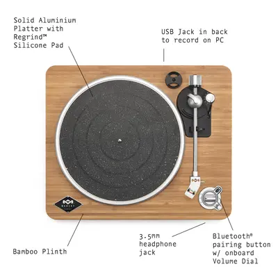 HOUSE OF MARLEY STIR IT UP WIRELESS TURNTABLE-1