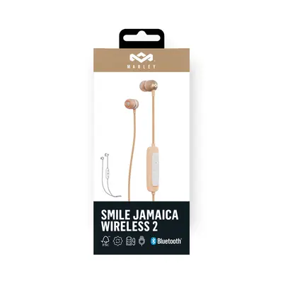 HOUSE OF MARLEY SMILE JAMAICA WIRELESS 2 COPPER IN-EAR HEADPHONES-6