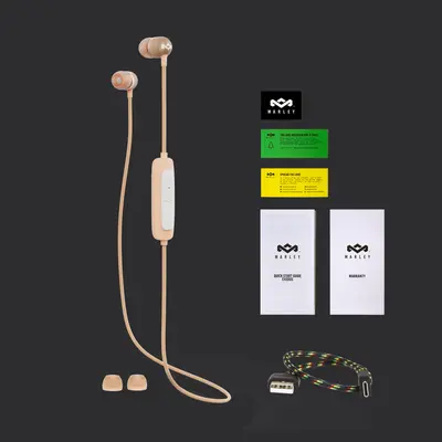 HOUSE OF MARLEY SMILE JAMAICA WIRELESS 2 COPPER IN-EAR HEADPHONES-7