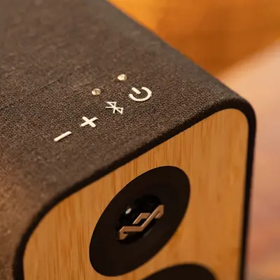 HOUSE OF MARLEY UPLIFT BT BOOKSHELF SPEAKERS SIGNATURE BLACK-6