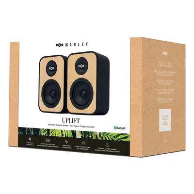 HOUSE OF MARLEY UPLIFT BT BOOKSHELF SPEAKERS SIGNATURE BLACK-8