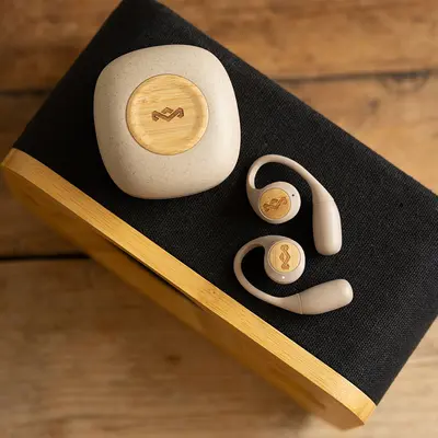 HOUSE OF MARLEY LIBERATE OPEN EAR EARPHONES CREAM-8