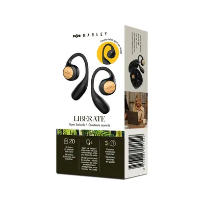 HOUSE OF MARLEY LIBERATE OPEN EAR EARPHONES SIGNATURE BLACK-2