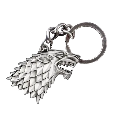 NOBLE COLLECTION - GAME OF THRONES - J - STARK KEY CHAIN-0