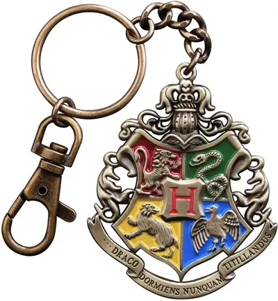 NOBLE COLLECTION Harry Potter Hogwarts crest keychain-1