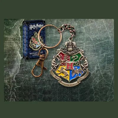 NOBLE COLLECTION Harry Potter Hogwarts crest keychain-2