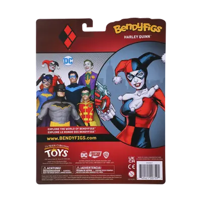 NOBLE COLLECTION DC - SS - HARLEY QUINN JESTER BENDYFIG-6