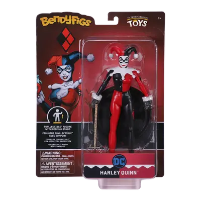 NOBLE COLLECTION DC - SS - HARLEY QUINN JESTER BENDYFIG-7