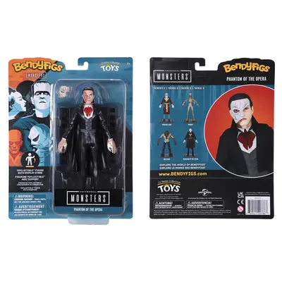 NOBLE COLLECTION - UNIVERSAL MONSTERS BENDYFIGS PHANTOM OF THE OPERA-3