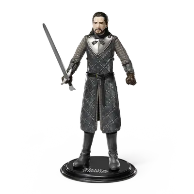 NOBLE COLLECTION - GAME OF THRONES - JON SNOW BENDYFIG-0