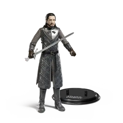 NOBLE COLLECTION - GAME OF THRONES - JON SNOW BENDYFIG-5