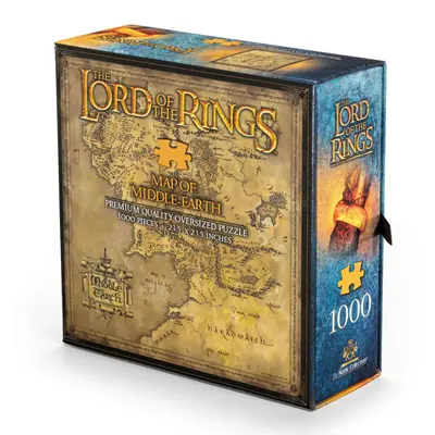 NOBLE COLLECTION - LORD OF THE RINGS - MIDDLE-EARTH MAP PUZZLE-0