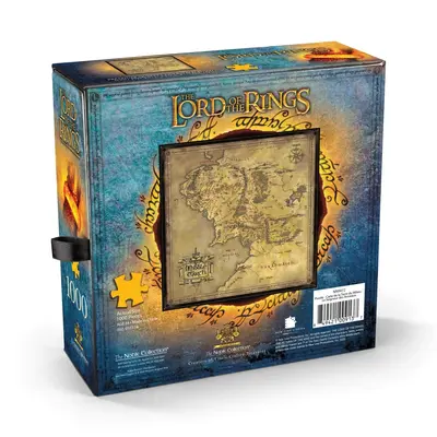 NOBLE COLLECTION - LORD OF THE RINGS - MIDDLE-EARTH MAP PUZZLE-3