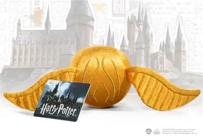 NOBLE COLLECTION - HARRY POTTER-GOLDEN SNITCH PLUSH-4
