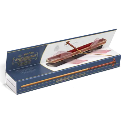NOBLE COLLECTION - HARRY POTTER-GILDEROY LOCKHART WAND IN OLLIVANDERS BOX-7