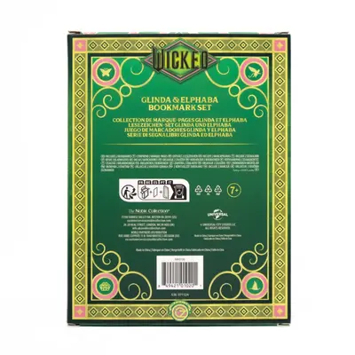 NOBLE COLLECTION - GLINDA AND ELPHABA BOOKMARK SET-4